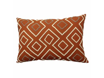 3204187 potah na vankus dkd home decor 60 x 1 x 40 cm terakota geometricky