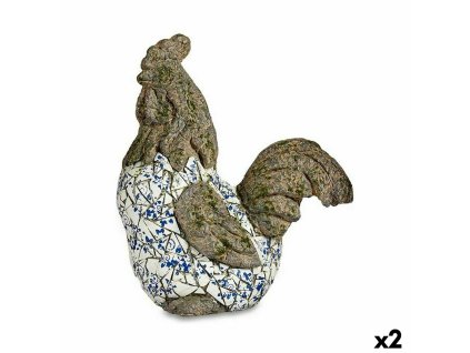 3215455 zahradna socha kohut ibergarden zd18059 polyesterova zivica 22 5 x 46 x 41 5 cm sada 2 kusov