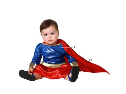 Jelmez babáknak Szuperhős Child Dekle (Méret 6-12 hónap)