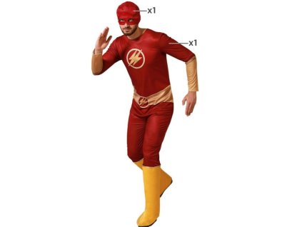 Jelmez felnőtteknek Képregényhős Vörös (Méret XL)