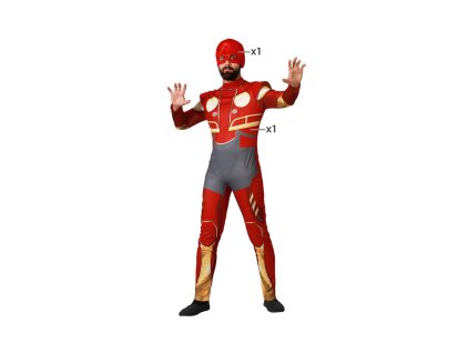 Jelmez felnőtteknek Képregényhős Vörös (Méret XS/S)