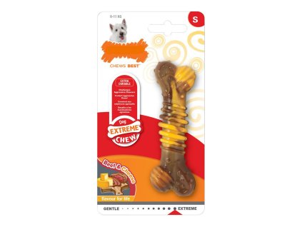 3247486 hryzadlo pre psa dog teether nylabone extreme chew maso texturovany syr prirodna velkost xl nylon