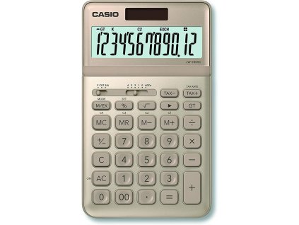 3254059 kalkulacka casio jw 200sc gd zlata plasticke 10 9 x 18 3 x 1 cm