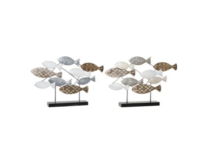 3271471 dekoracie stojace dkd home decor ryby kov cierna modra gastanova 65 4 x 9 5 x 43 cm 2 ks