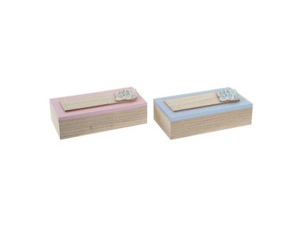 3270436 ozdobna krabica dkd home decor drevo mdf 2 ks 22 x 6 x 9 cm