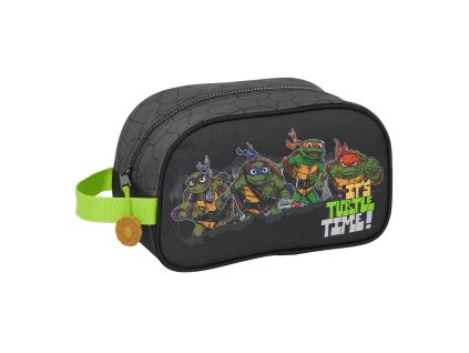 3273025 detska kozmeticka taska s putkom teenage mutant ninja turtles cierna siva 26 x 15 x 12 cm