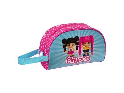 3272605 detska tasticka na toaletne potreby pinypon modra ruzova 26 x 16 x 9 cm