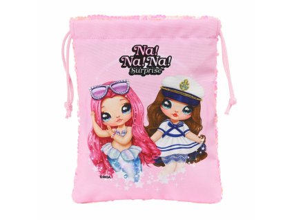 3272245 vrecko na desiatu na na na surprise sparkles ruzova 20 x 25 cm