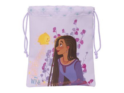 3272668 vrecko na desiatu wish fialova 20 x 25 x 1 cm