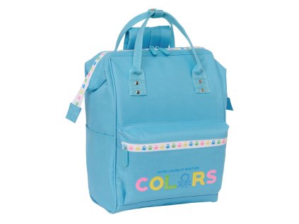 3276430 batoh na notebook az 13 benetton spring nebeska modra 27 x 40 x 19 cm