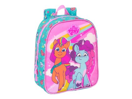 3276643 detsky batoh my little pony magic ruzova tyrkysova 22 x 27 x 10 cm
