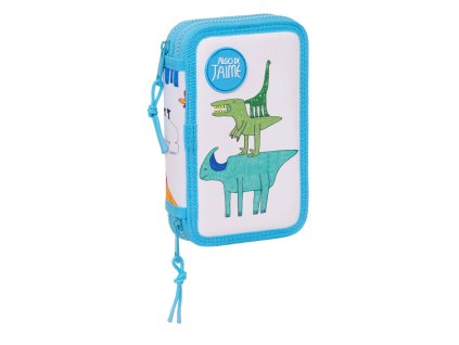 3276088 dvojity peracnik plumier algo de jaime biela 12 5 x 19 5 x 4 cm 28 kusy