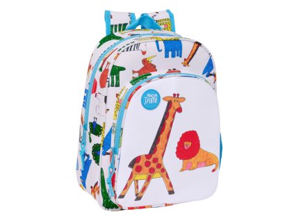 3275863 skolsky batoh algo de jaime biela 26 x 34 x 11 cm