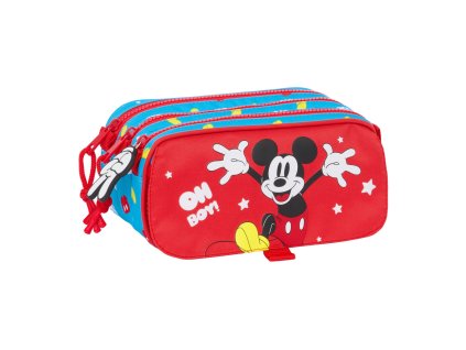 3276064 trojity peracnik s prednym vreckom mickey mouse clubhouse fantastic modra cervena 21 5 x 10 x 8 cm