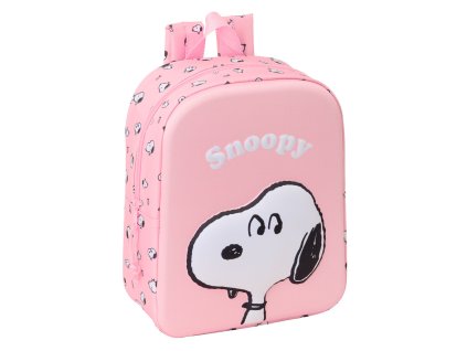 3278947 detsky batoh snoopy 3d ruzova 22 x 27 x 10 cm