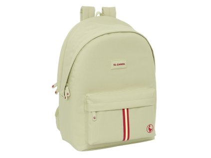 3279115 skolsky batoh s usb vystupom a s priehradkami na notebook a tablet el ganso basics bezova 31 x 44 x 18 cm