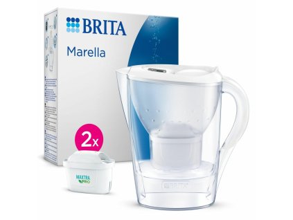 3283501 filtracna kanvica brita plast biela 2 4 l