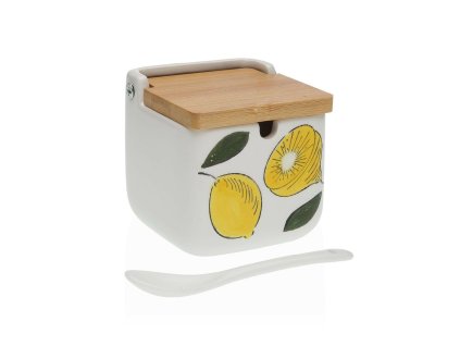 3287359 cukornicka versa citron keramicky bambus porcelan dolomite 8 x 8 x 8 cm