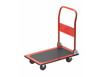 3291967 plosinovy vozik na prepravu materialu meister skladatelny cervena viacfarebna 150 kg 73 x 47 cm