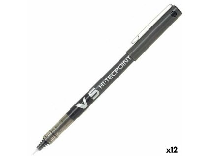 3293908 gulockove pero na tekuty atrament pilot v 5 hi tecpoint cierna 0 5 mm pack 12 ks