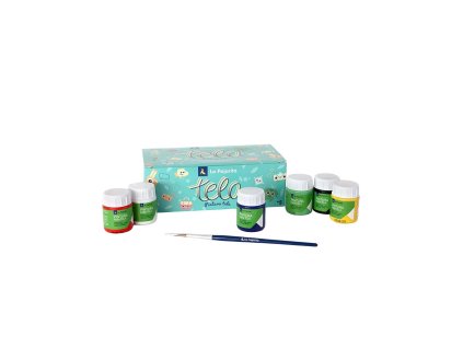 3293692 temperove farby la pajarita viacfarebna 25 ml 6 kusov