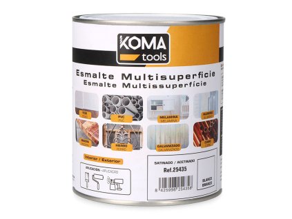 3304558 akrylovy lak na renovaciu alebo dekoraciu koma tools biela satenovy na viacero povrchov 750 ml