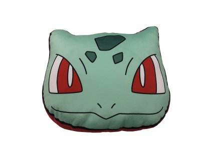 3304591 detsky dekoracny vankus pokemon bulbasaur 3d polyester zelena 40 x 40 cm