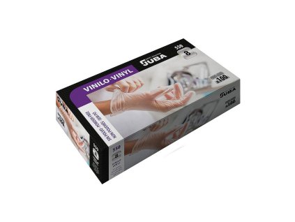 3298321 jednorazove vinylove rukavice juba box nepudrovane 7 100 kusov
