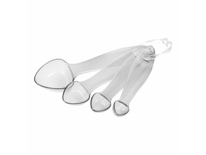 3305218 sada odmerkovych lyziciek tescoma presto plast transparentna 4 ks