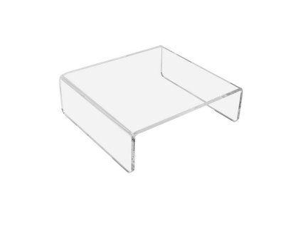 3299227 stojan pod monitor metakrylat transparentna 24 x 20 x 8 cm