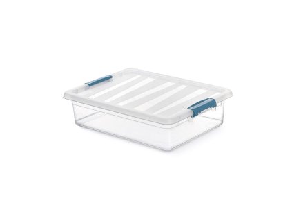 3299938 viacucelovy ulozny box s vrchnakom domopak living katla polypropylen transparentna 39 x 29 x 10 5 cm 8 l