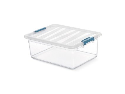 3302950 viacucelovy ulozny box s vrchnakom domopak living katla polypropylen transparentna 39 x 29 x 15 5 cm 12 l