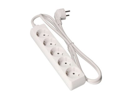 3300910 zasuvka so styrmi vystupmi bez vypinaca 5 edm 41005 schuko 1 5 m