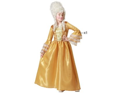 Arany Udvari Hölgy jelmez gyerekeknek 5–6 éves korig (Méret 5–6 év)
