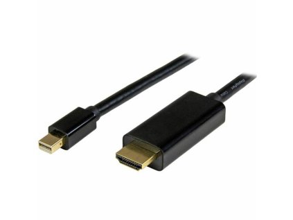 3316366 video kabel prepajaci mini displayport male na hdmi male 2 m startech mdp2hdmm2mb 4k ultra hd
