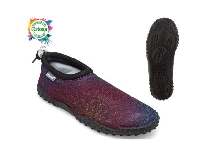 Uniszex vízicipő Mandala Multicolor Lábméret: 41 (Lábméret 41)