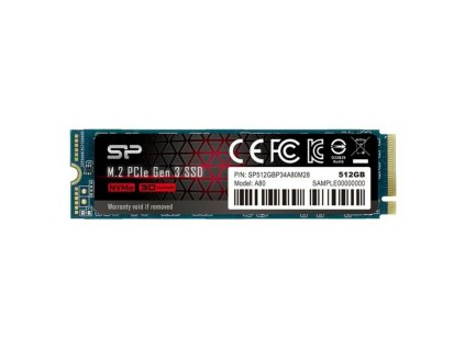 Pevný disk Silicon Power SSD 3400 MB/s (Kapacita 512 GB)