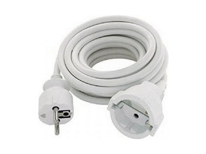 Predlžovací Kábel Schuko Silver Electronics Biela (Rozmer 5 m)