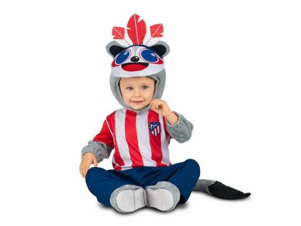 Kostým pre bábätká Atlético Madrid Červená Americký indián (Veľkosť 7–12 mesiacov)