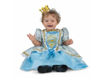 Kostým pre bábätká My Other Me Modrá princezná (Veľkosť 7–12 mesiacov)