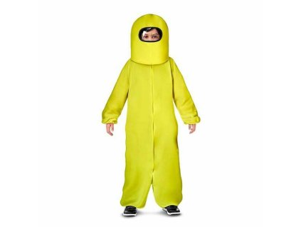 Kostým pre deti Among Us Impostor Žltá (Veľkosť 10–12 rokov)