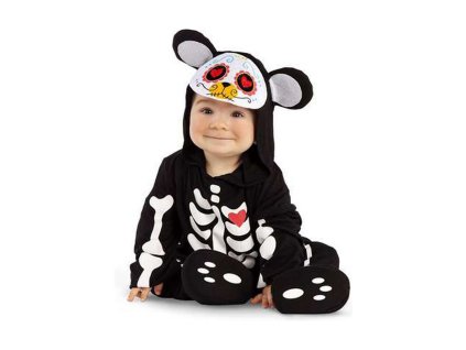 Kostým pre bábätká My Other Me Día de los Muertos Medveď (Veľkosť 0–6 mesiacov)