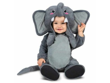 Kostým pre bábätká My Other Me Slon Sivá (Veľkosť 7–12 mesiacov)