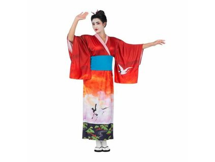 Kostým pre deti My Other Me Červená Gejša (Veľkosť L)