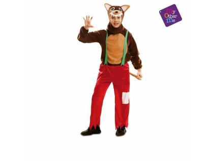 Kostým pre deti My Other Me Divoký vlk Červená (Veľkosť 3–4 roky)