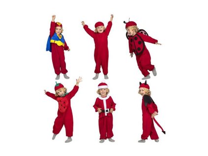 Kostým pre deti My Other Me Quick 'N' Fun Červená (Veľkosť 1-2 rokov)