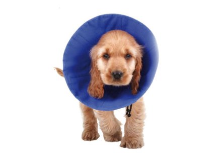 3400236 ochranny golier pre psa kvp ez soft modra obvod krku 30 50 cm