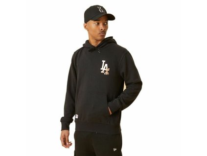 Pánska mikina s kapucňou New Era LA Dodger Čierna (Veľkosť L)