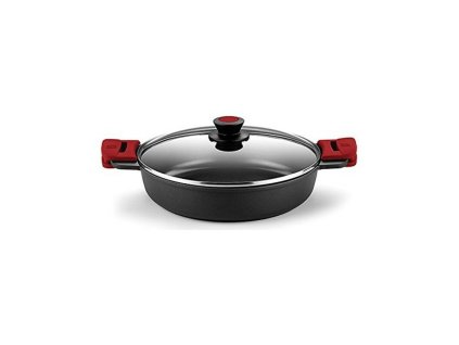 Kastról so sklenenou pokrievkou BRA Premiere A4105 (Rozmery Ø 24 cm)