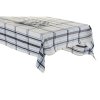2868964 2 obrus so 4 servitkami dkd home decor bavlna cierna bezova modra biela 150 x 150 x 0 5 cm